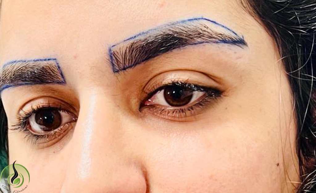 نمونه کار کاشت ابرو